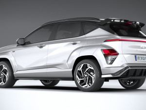 Hyundai Kona N Line 2024 3D Модель