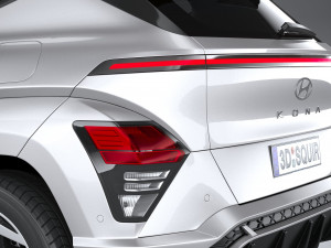 Hyundai Kona N Line 2024 3D Модель