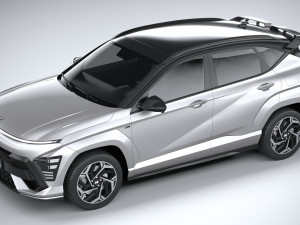 Hyundai Kona N Line 2024 3D Модель