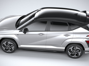 Hyundai Kona N Line 2024 3D Модель