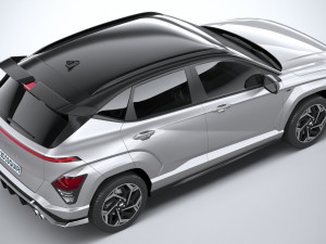 Hyundai Kona N Line 2024 3D Модель