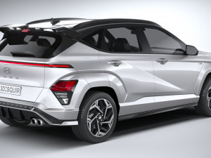 Hyundai Kona N Line 2024 3D Модель