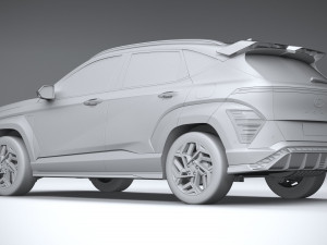 Hyundai Kona N Line 2024 3D Модель