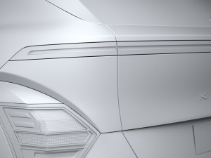 Hyundai Kona N Line 2024 3D Модель