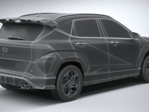 Hyundai Kona N Line 2024 3D Модель