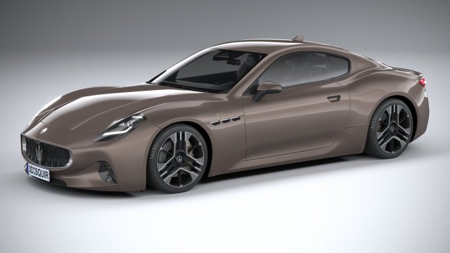Maserati GranTurismo Folgore 2023 3D Model .c4d .max .obj .3ds .fbx .stl .blend 