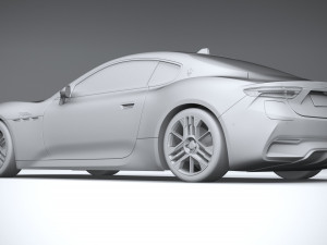 Maserati GranTurismo Folgore 2023 3D Model
