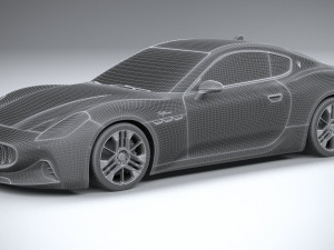 Maserati GranTurismo Folgore 2023 3D Model