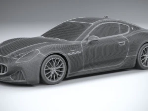 Maserati GranTurismo Modena 2023 3D Model