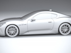 Maserati GranTurismo Trofeo 2023 3D Model