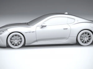 Maserati GranTurismo Trofeo 2023 3D Model