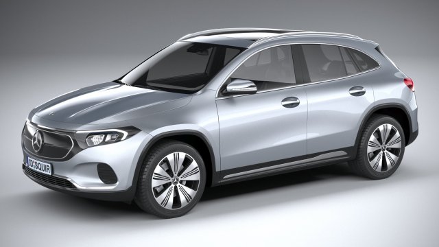 Mercedes-Benz EQA 250 2024 3D-Modell .c4d .max .obj .3ds .fbx .stl .blend