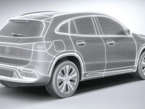 Mercedes-Benz EQA 250 2024 3D Model