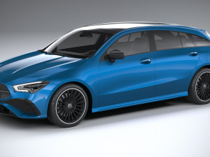 Mercedes-Benz CLA Shooting Brake 2024 3D Model