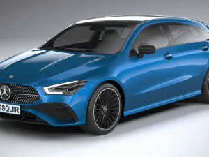 Mercedes-Benz CLA Shooting Brake 2024 3D Model
