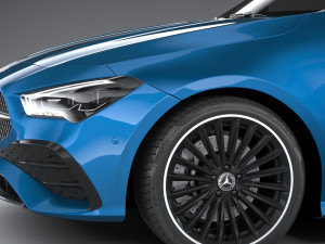 Mercedes-Benz CLA Shooting Brake 2024 3D Model