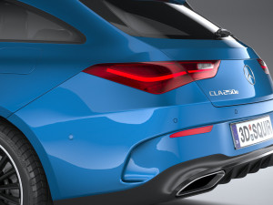 Mercedes-Benz CLA Shooting Brake 2024 3D Model