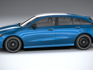 Mercedes-Benz CLA Shooting Brake 2024 3D Model