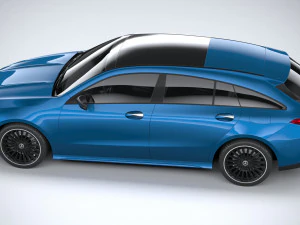 Mercedes-Benz CLA Shooting Brake 2024 3D Model