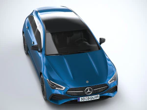 Mercedes-Benz CLA Shooting Brake 2024 3D Model