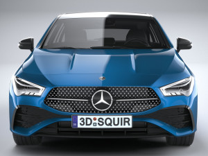 Mercedes-Benz CLA Shooting Brake 2024 3D Model