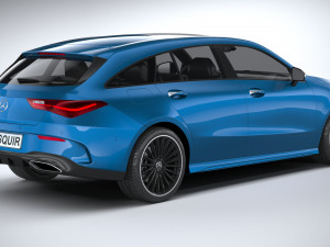 Mercedes-Benz CLA Shooting Brake 2024 3D Model