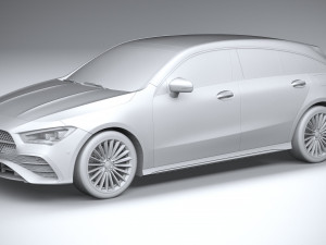 Mercedes-Benz CLA Shooting Brake 2024 3D Model
