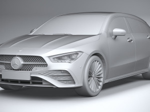 Mercedes-Benz CLA Shooting Brake 2024 3D Model