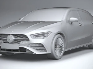 Mercedes-Benz CLA Shooting Brake 2024 3D Model