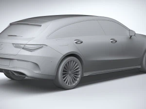 Mercedes-Benz CLA Shooting Brake 2024 3D Model