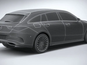 Mercedes-Benz CLA Shooting Brake 2024 3D Model
