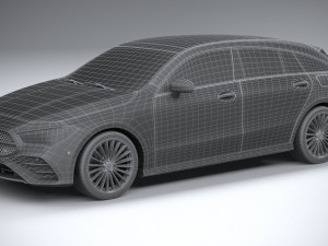 Mercedes-Benz CLA Shooting Brake 2024 3D Model