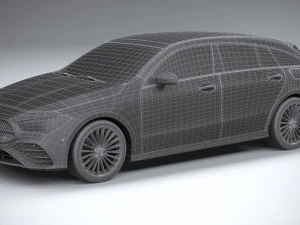 Mercedes-Benz CLA Shooting Brake 2024 3D Model