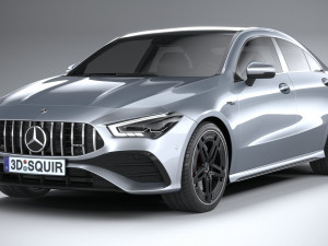 Mercedes-Benz CLA35 AMG 2024 3D Model