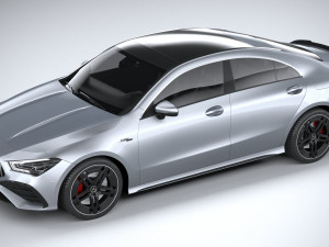 Mercedes-Benz CLA35 AMG 2024 3D Model