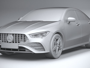 Mercedes-Benz CLA35 AMG 2024 3D Model