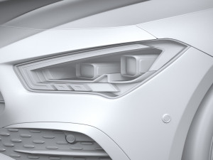 Mercedes-Benz CLA35 AMG 2024 3D Model