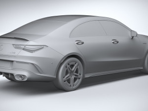 Mercedes-Benz CLA35 AMG 2024 3D Model