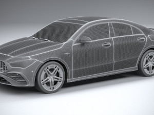Mercedes-Benz CLA35 AMG 2024 3D Model