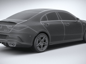 Mercedes-Benz CLA35 AMG 2024 3D Model