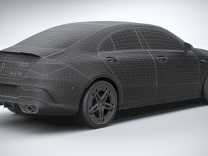 Mercedes-Benz CLA35 AMG 2024 3D Model