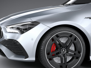 Mercedes-Benz CLA35 AMG Shooting Brake 2024 3D Модель