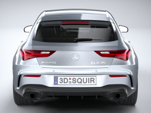 Mercedes-Benz CLA35 AMG Shooting Brake 2024 3D Модель