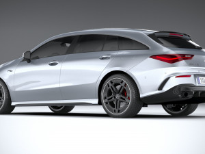 Mercedes-Benz CLA35 AMG Shooting Brake 2024 3D Модель