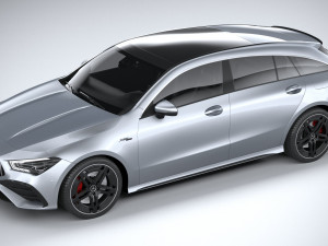 Mercedes-Benz CLA35 AMG Shooting Brake 2024 3D Модель