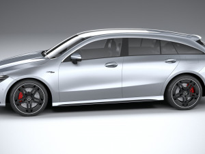 Mercedes-Benz CLA35 AMG Shooting Brake 2024 3D Модель