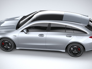 Mercedes-Benz CLA35 AMG Shooting Brake 2024 3D Модель