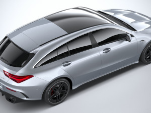 Mercedes-Benz CLA35 AMG Shooting Brake 2024 3D Модель