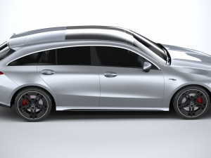Mercedes-Benz CLA35 AMG Shooting Brake 2024 3D Модель