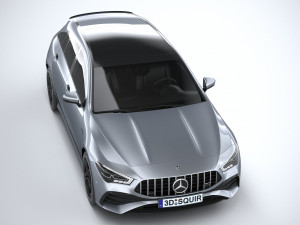 Mercedes-Benz CLA35 AMG Shooting Brake 2024 3D Модель
